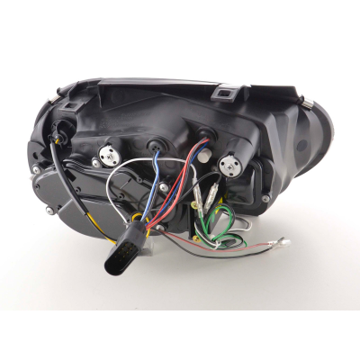 Faros Luz Diurna Vw Golf 4 1j 98-03 Negro