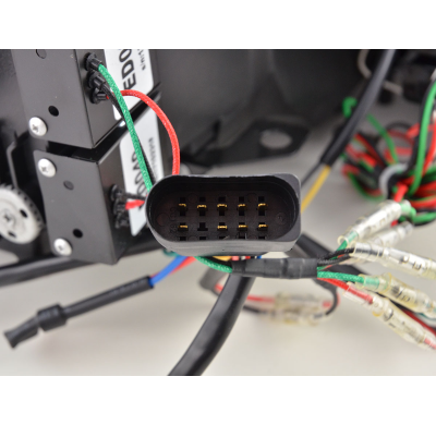 Faros Luz Diurna Vw Golf 6 08-12 Negro Gti-Look