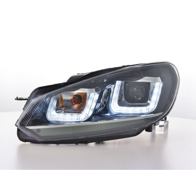 Faros Luz Diurna Led Daytime Running Light Vw Golf 6 08-12 Negro