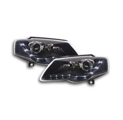 Faros Luz Diurna Vw Passat Typ 3c Bj. 05- Negro