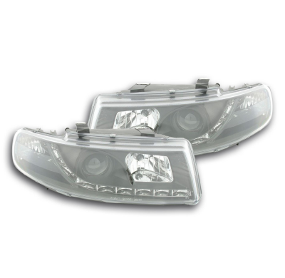 Faros Luz Diurna Seat Leon 1m 99-05 Negro