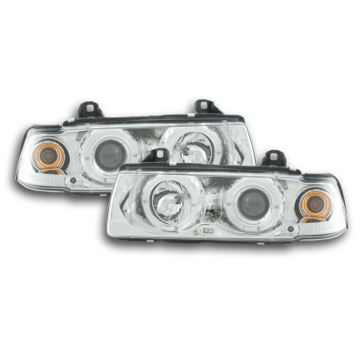 Faros Angel Eyes Bmw 3er E36 Saloon 92-98 Cromado