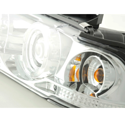 Faros Angel Eyes Bmw 3er E36 Saloon 92-98 Cromado