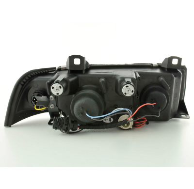 Faros Angel Eyes Bmw 3er E36 Saloon 92-98 Cromado
