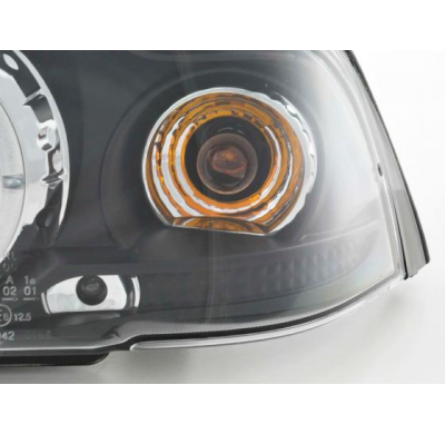 Faros Angel Eyes Bmw 3er E36 Coupe 92-98 Negro