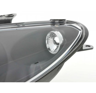 Faros Angel Eyes Peugeot 206 98-03 Negro