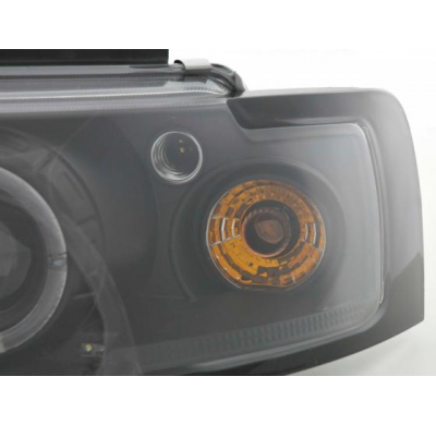 Faros Angel Eyes Vw Passat 3b 97-00 Negro