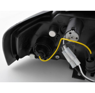 Faros Angel Eyes Vw Passat 3b 97-00 Negro