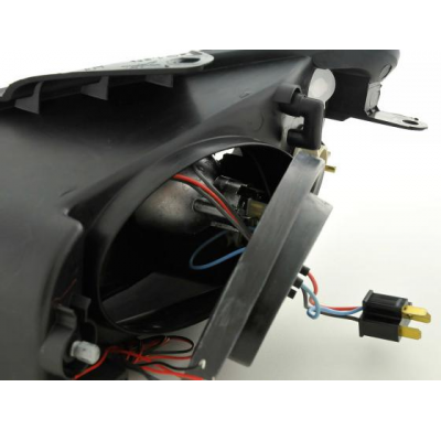 Faros Angel Eyes Peugeot 206 98-03 Cromado