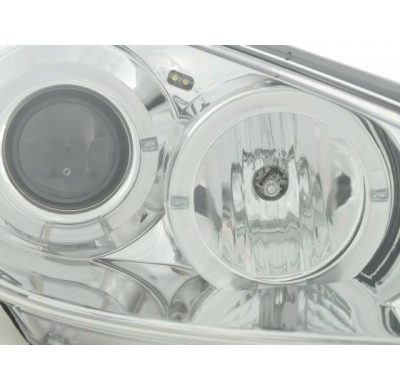 Faros Angel Eyes Peugeot 206 98-03 Cromado