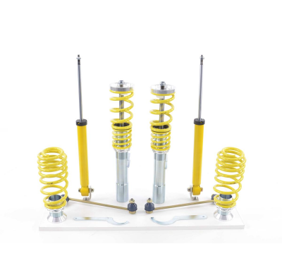 Kit coilover regulable dureza FK VW Golf 5 1K Bj.2003-2008 con puntal 55mm