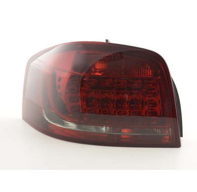 Pilotos Traseros Led Audi A3 3doors (8p) 2010-2012 Red/Negro