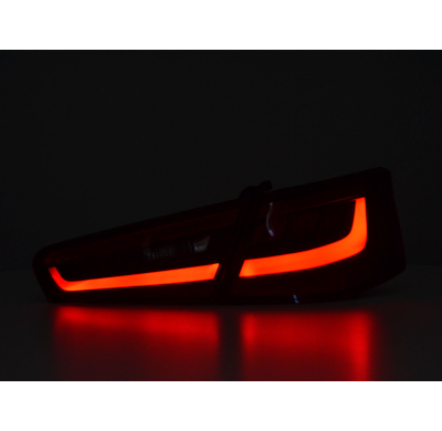 Pilotos Led Audi A3 (8v) 3 Puertas 12-16 Red/Clear