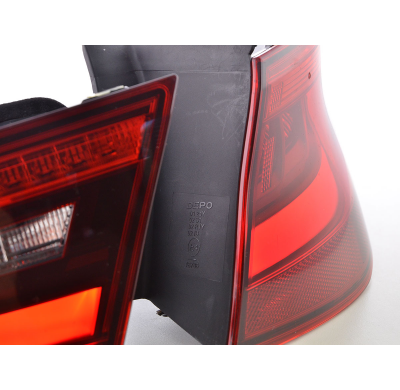 Pilotos Led Audi A3 (8v) 3 Puertas 12-16 Red/Clear