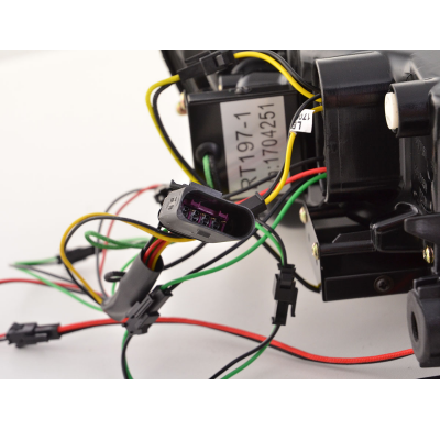 Pilotos Led Lightbar Audi A5 8t Coupe/Sportback 07-11 Red/Clear