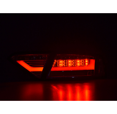 Pilotos Led Lightbar Audi A5 8t Coupe/Sportback 07-11 Cromado