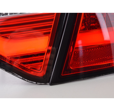 Pilotos Led Lightbar Audi A5 8t Coupe/Sportback 07-11 Red/Clear