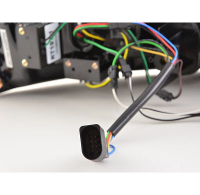 Pilotos Led Lightbar Audi A5 8t Coupe/Sportback 07-11 Red/Clear