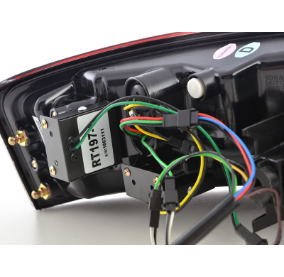 Pilotos Led Lightbar Audi A5 8t Coupe/Sportback 07-11 Red/Clear