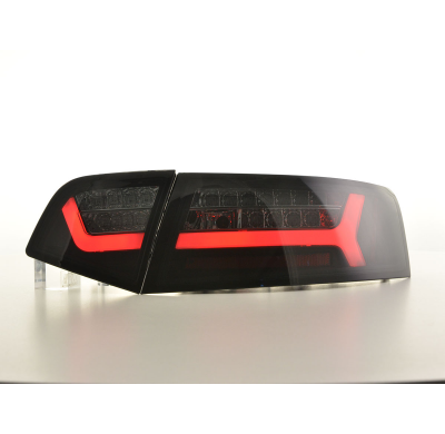 Pilotos Led Audi A6 4f Saloon 08-11 Negro Con Intermitentes Dinamicos