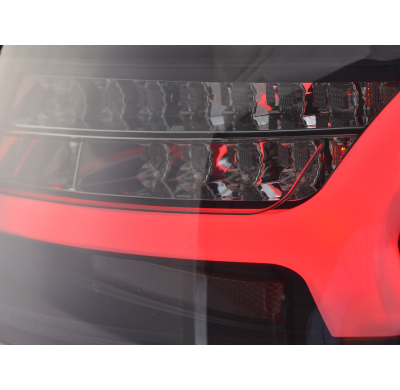 Pilotos Led Audi A6 4f Saloon 08-11 Negro Con Intermitentes Dinamicos