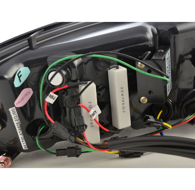 Pilotos Led Audi A6 4f Saloon 08-11 Negro Con Intermitentes Dinamicos