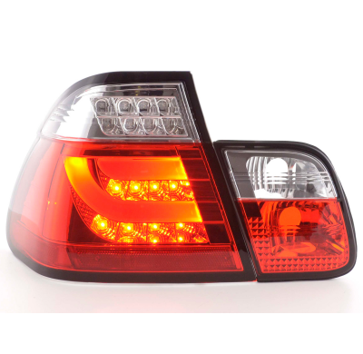Pilotos Led Bmw 3er E46 Sedan Bj. 98-01 Rojo/Klar