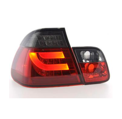 Pilotos Led Bmw 3er E46 Sedan Bj. 98-01 Rojo/Negro