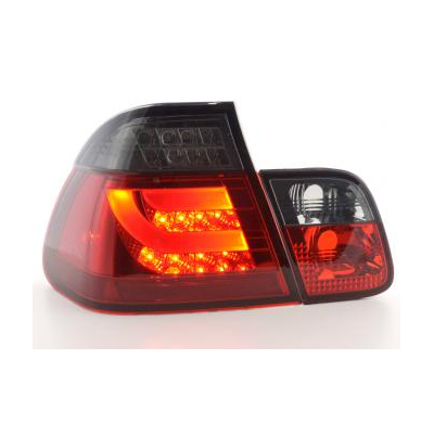 Pilotos Led Bmw 3er E46 Sedan Bj. 98-01 Rojo/Negro