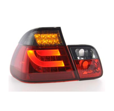 Pilotos Led Bmw 3er E46 Sedan Bj. 98-01 Rojo/Negro