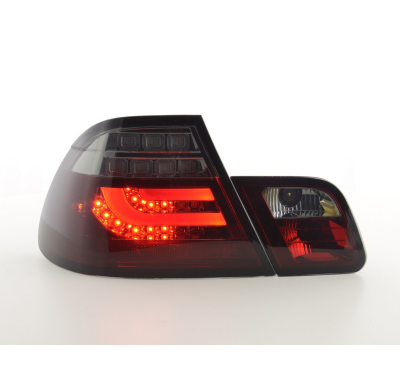 Pilotos Traseros Led Bmw 3er E46 Coupe 03-07 Red/Negro