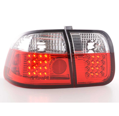 Pilotos Led Honda Civic 3-Dr Typ Ej9/Ek1/2/3 96-01 Negro