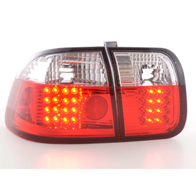 Pilotos Led Honda Civic 3-Dr Typ Ej9/Ek1/2/3 96-01 Negro