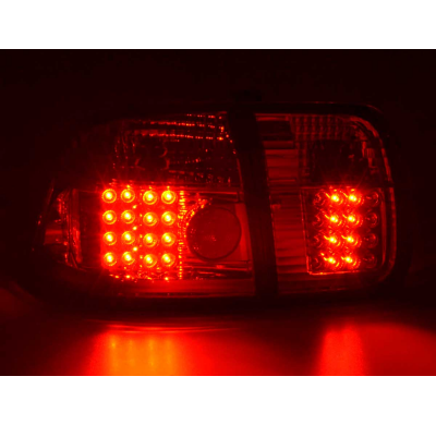 Pilotos Led Honda Civic 3-Dr Typ Ej9/Ek1/2/3 96-01 Negro