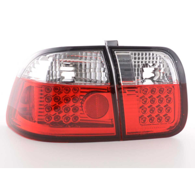 Pilotos Led Honda Civic 3-Dr Typ Ej9/Ek1/2/3 96-01 Negro