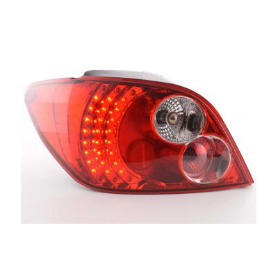 Pilotos Led Peugeot 307 Hatchback Bj. 01-04 Klar/Rojo
