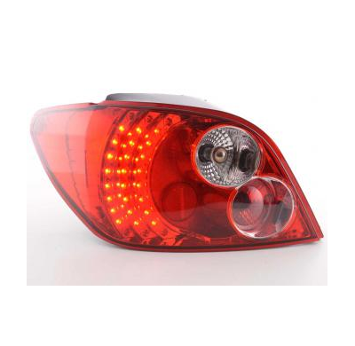 Pilotos Led Peugeot 307 Hatchback Bj. 01-04 Klar/Rojo