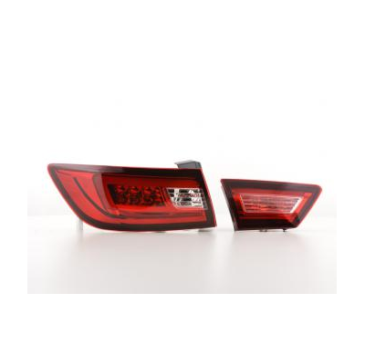 Pilotos Led Renault Clio 4 (X98) Bj. Ab 2012 Rojo/Klar