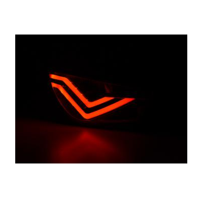 Pilotos Led Seat Ibiza 6j Bj. 08-12 Rojo/Klar