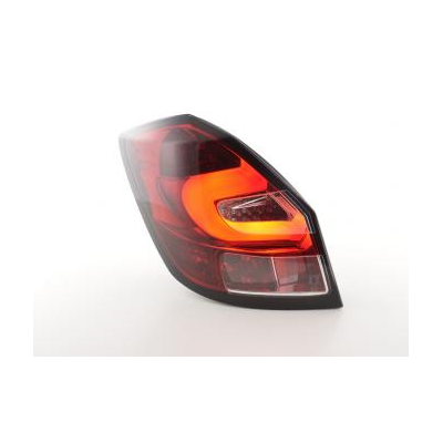 Pilotos Led Skoda Fabia 5-Türig Bj. Ab 2007 Klar/Rojo