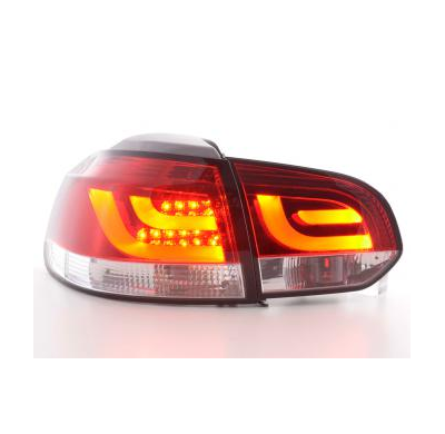 Pilotos Led Vw Golf 6 Typ 1k Bj. 2008-2012 Rojo/Klar