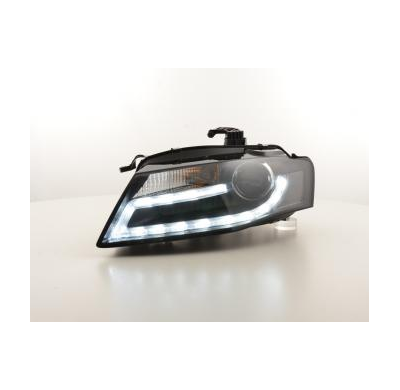 Faros Luz Diurna Homologacion R87 Audi A4 B8 8k Bj. 07-11 -Xenon De Serie- Negro