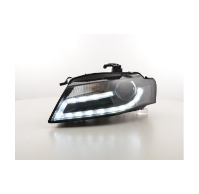 Faros Luz Diurna Homologacion R87 Audi A4 B8 8k Bj. 07-11 -Xenon De Serie- Negro