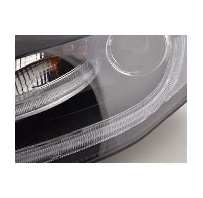 Faros Luz Diurna Homologacion R87 Audi A4 B8 8k Bj. 07-11 -Xenon De Serie- Negro