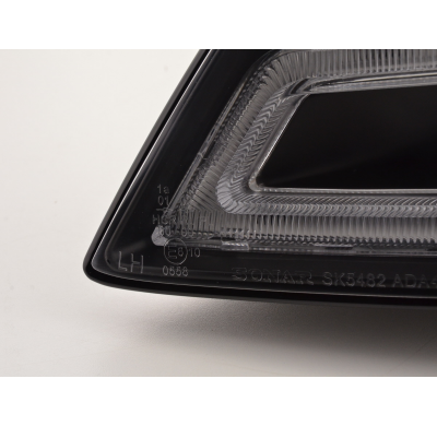 Faros Luz Diurna Audi A4 B8 8k 07-11 Negro