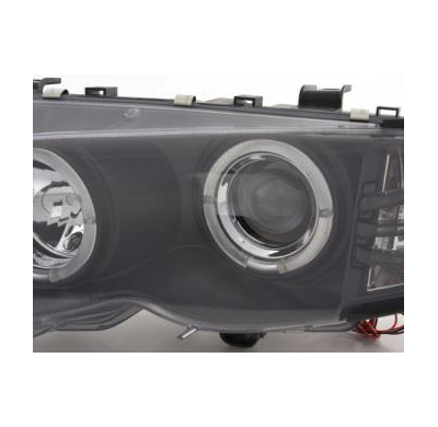 Faros Bmw 3er E46 Limo/Touring Bj. 02-05 Negro