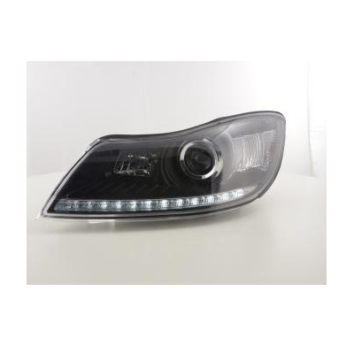Faros Luz Diurna Skoda Octavia Ab Bj. 2009 Negro Con Luz De Estacionamiento