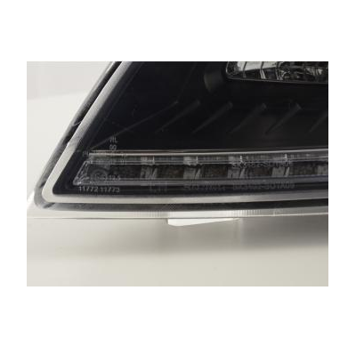 Faros Luz Diurna Skoda Octavia Ab Bj. 2009 Negro Con Luz De Estacionamiento