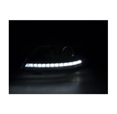 Faros Luz Diurna Skoda Octavia Ab Bj. 2009 Negro