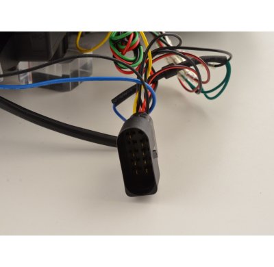 Faros Luz Diurna Vw Golf 7 Ab 2012 Gti-Look Negro/Cromado